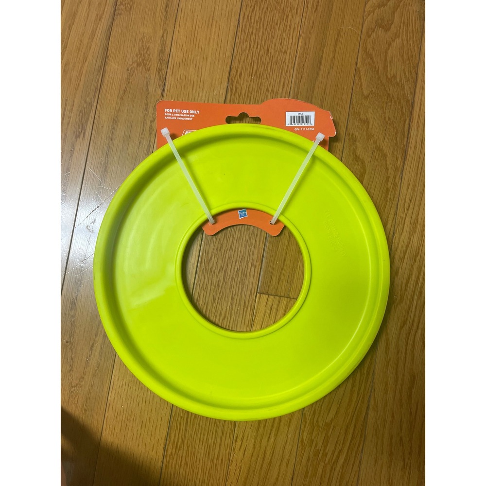 Nerf Dog Flyer Rubber Flying Disc Dog Toy Neon Green 1551 GP 1111-2096 NEW - Picture 2 of 5